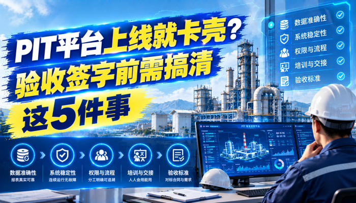 PIT平台验收前必看五件事